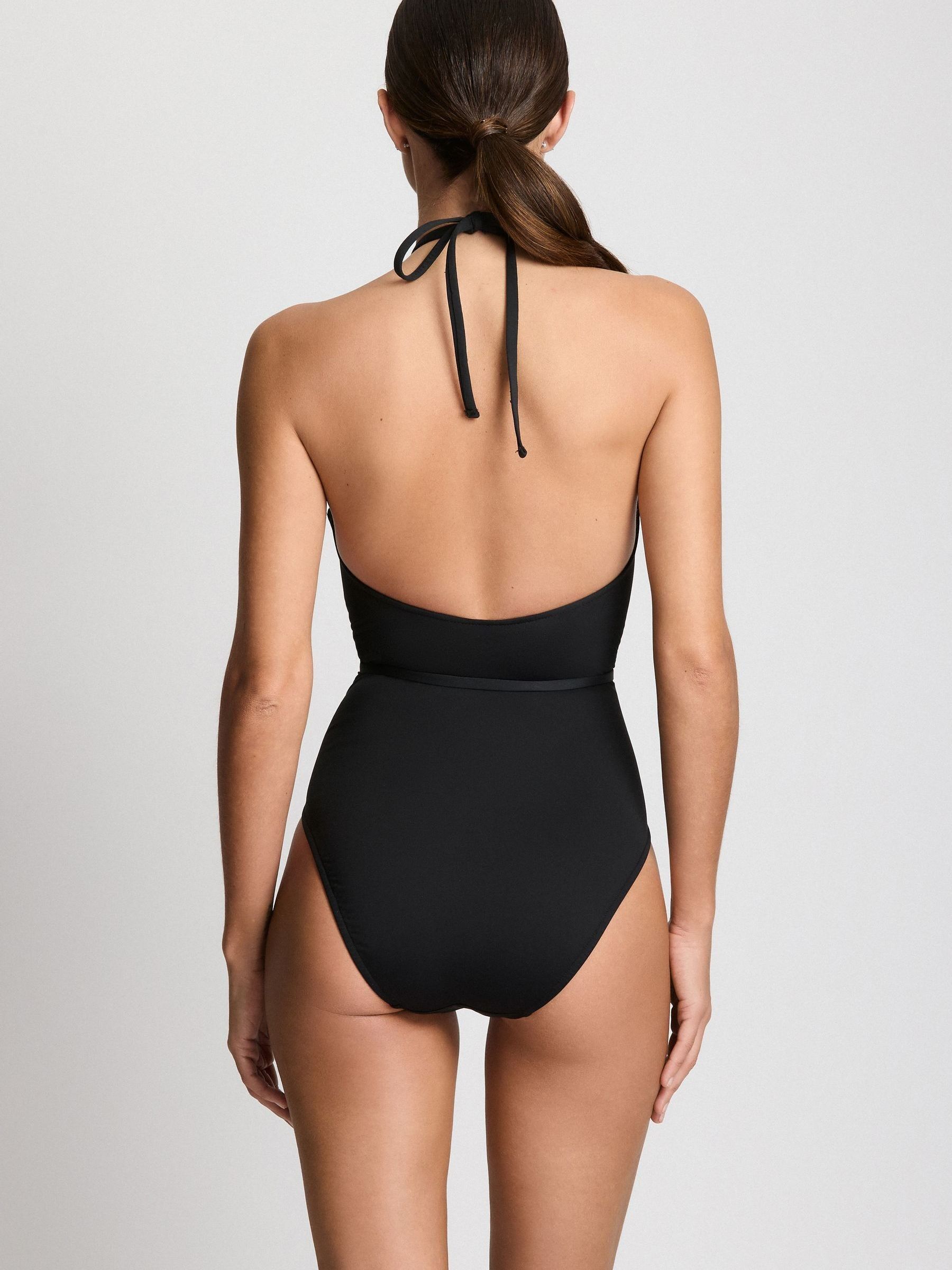 Buy Lauren Ralph Lauren Black Beach Club Soilds Tall Triangle