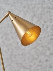 Designers Guild Bronze Pavonazzo Desk Lamp - Image 3 of 5