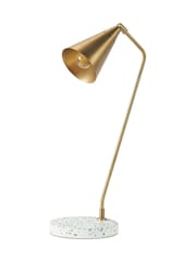 Designers Guild Bronze Pavonazzo Desk Lamp - Image 5 of 5