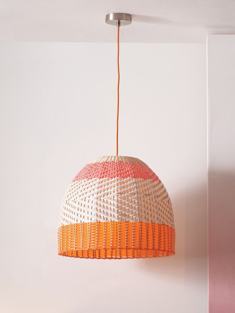Designers Guild Pimento Brera Rattan Ceiling Pendant - Image 1 of 5