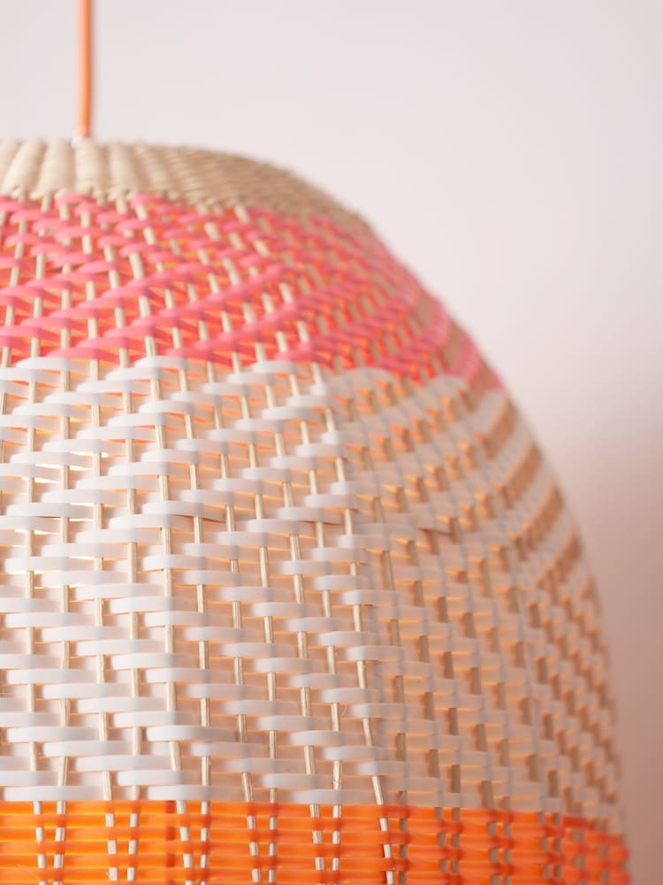 Designers Guild Pimento Brera Rattan Ceiling Pendant - Image 2 of 5