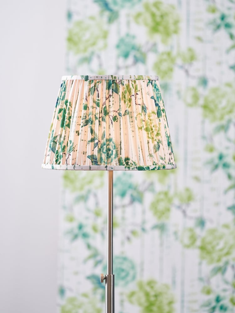 Designers Guild Emerald Kyoto Flower Pleated Shade - Image 2 of 4