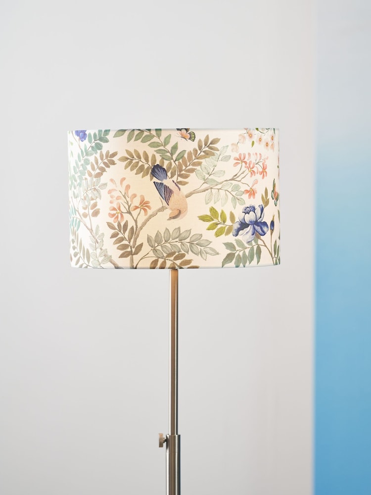 Designers Guild Cobalt Porcelaine de Chine Drum Shade - Image 2 of 4 Designers Guild Cobalt Porcelaine de Chine Drum Shade - Image 2 of 4