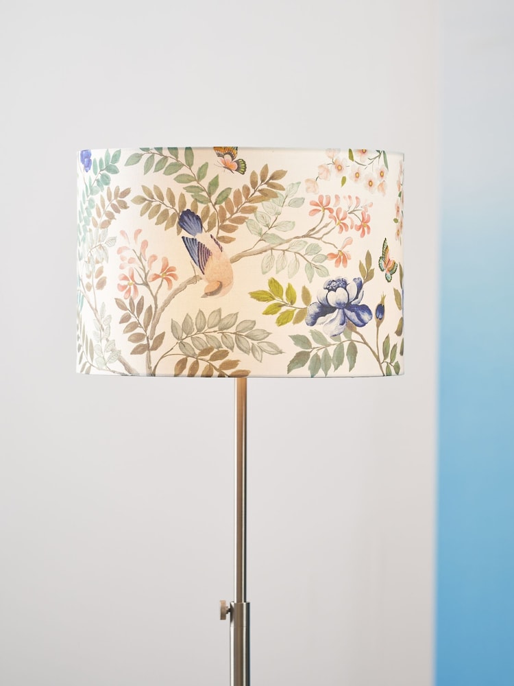 Designers Guild Cobalt Porcelaine de Chine Drum Shade - Image 2 of 4