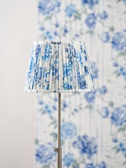 Designers Guild Cobalt Kyoto Flower Pleated Shade - Image 1 of 4