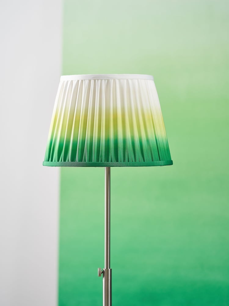 Designers Guild Emerald Savoie Pleated Shade - Image 1 of 4 Designers Guild Emerald Savoie Pleated Shade - Image 1 of 4