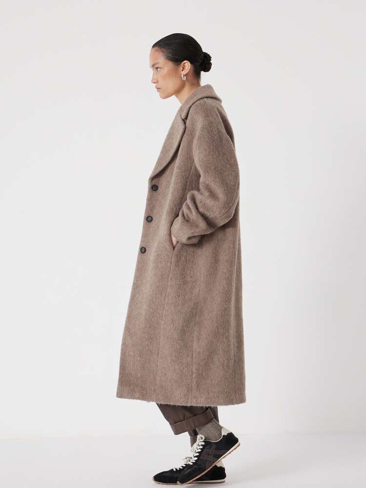 Hush Grey Italian Wool Cocoon Coat - Image 2 of 6 Hush Grey Italian Wool Cocoon Coat - Image 2 of 6