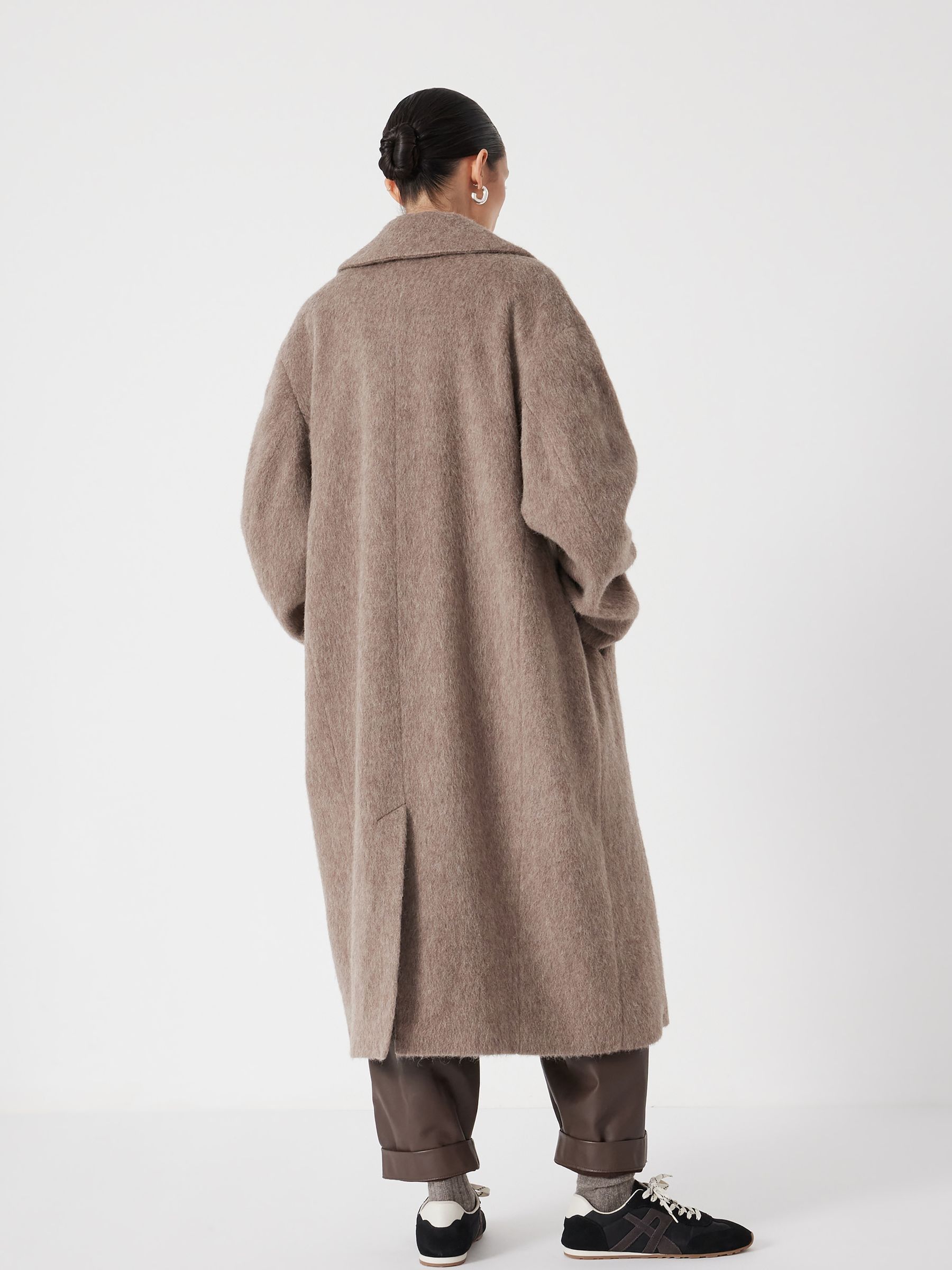 Buy Hush Grey Italian Cocoon Coat from Next USA
