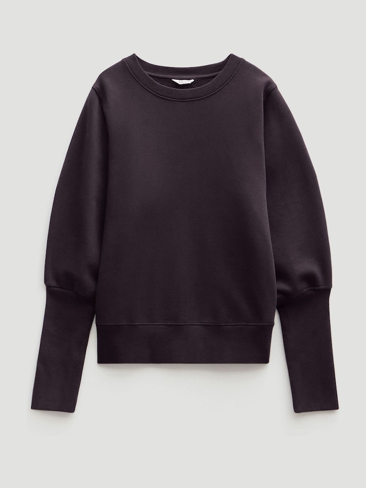 Hush Black Puff Sleeve Sweatshirt - Image 5 of 5