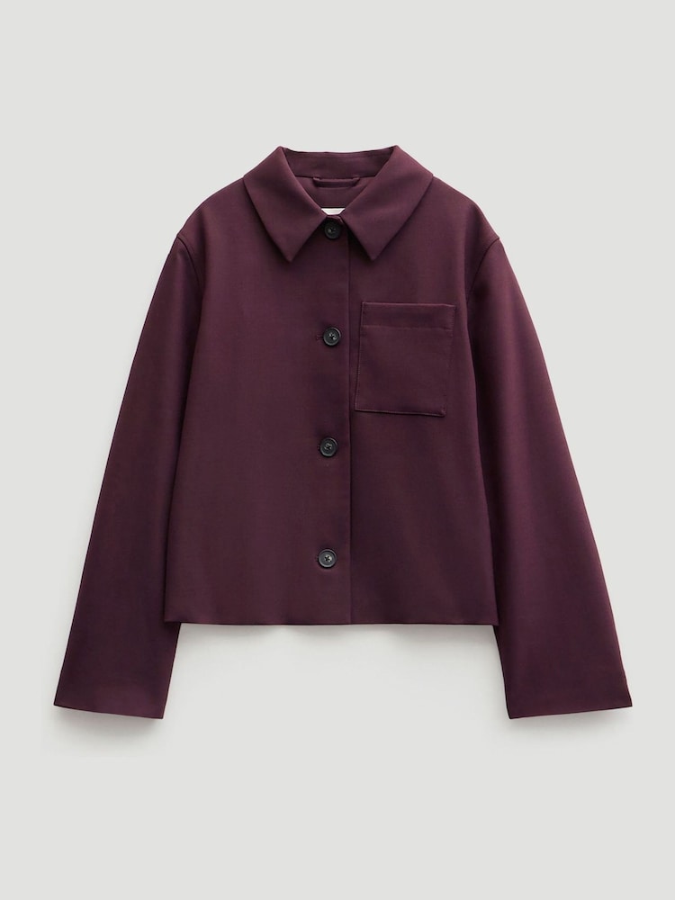 Hush Red Wool Blend Jacket - Image 5 of 5