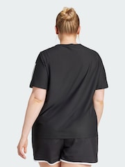 adidas Black Own The Run T-Shirt (Plus Size) - Image 2 of 5