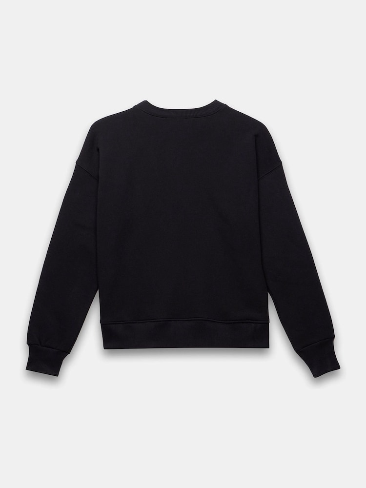 Mint Velvet Cotton Blend Graphic Motif Sweatshirt - صورة 7 من 7 Mint Velvet Cotton Blend Graphic Motif Sweatshirt - صورة 7 من 7