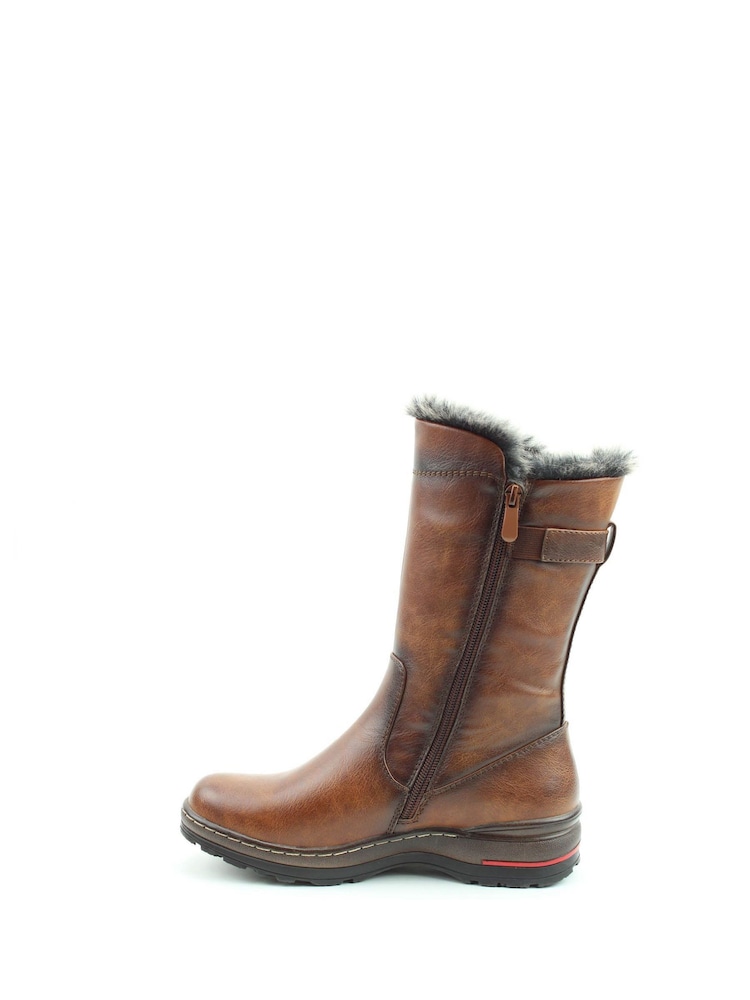 Heavenly Feet Bramble1 Mid Brown Boots - Image 2 of 6
