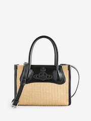 Vivienne Westwood Natural Troy Small Tote Cross-Body Bag - Image 1 of 7
