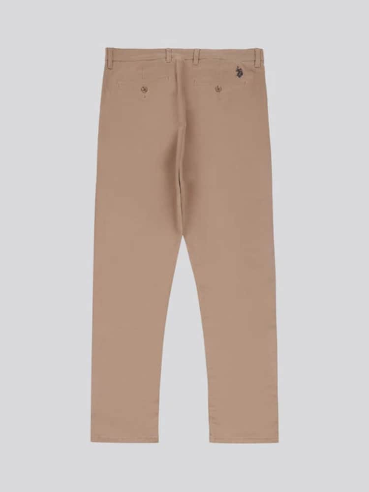 U.S. Polo Assn. Brown Classic Chinos Trousers - Image 5 of 5 U.S. Polo Assn. Brown Classic Chinos Trousers - Image 5 of 5