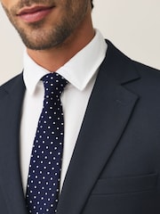 Navy Signature Silk Polka Dot Tie - Image 1 of 6
