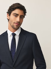 Navy Signature Silk Polka Dot Tie - Image 2 of 6