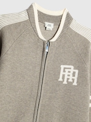 River Island Grey Baseball Top and Joggers Set - Image 4 of 5