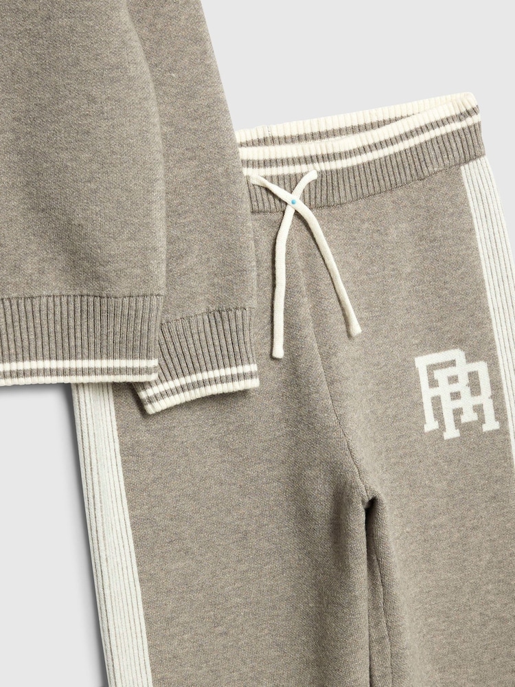 River Island Grey Baseball Top and Joggers Set - Image 5 of 5
