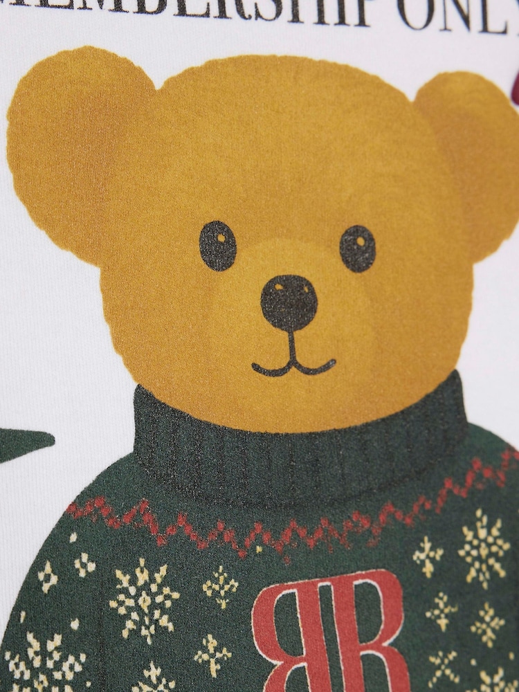 River Island White Saint Alps Bear T-Shirt - Image 4 of 4