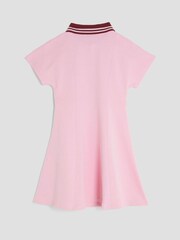 River Island Pink Drawcord Polo Dress - Image 3 of 4