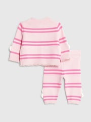 River Island Stripe Flower Cardigan and Leggings Set - صورة 2 من 5