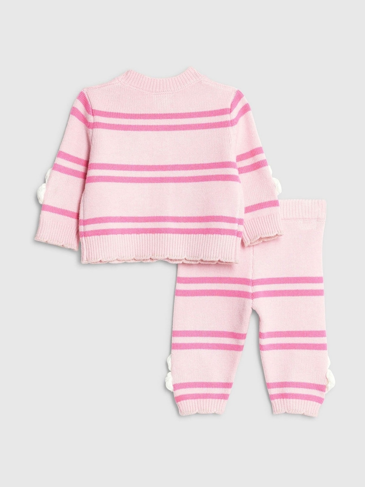 River Island Stripe Flower Cardigan and Leggings Set - صورة 2 من 5