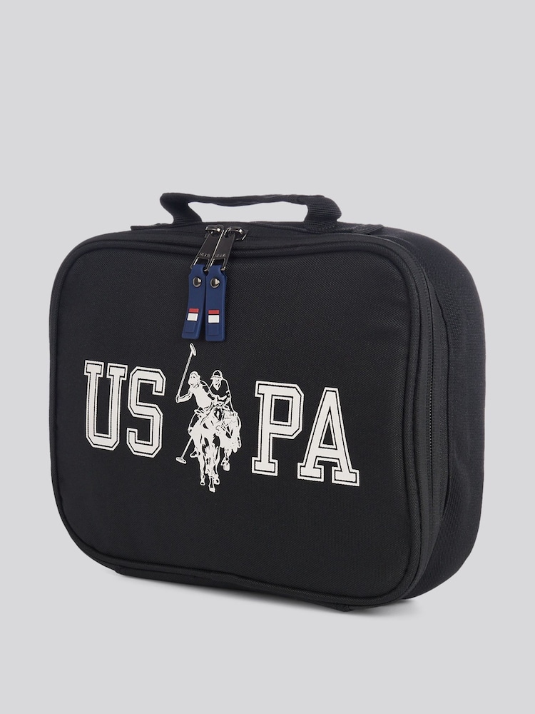 U.S. Polo Assn Black Authentic Graphic Lunchbag - Image 2 of 6 U.S. Polo Assn Black Authentic Graphic Lunchbag - Image 2 of 6