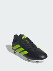 adidas Black Rugby Junior Soft Ground Boots - Image 1 of 4