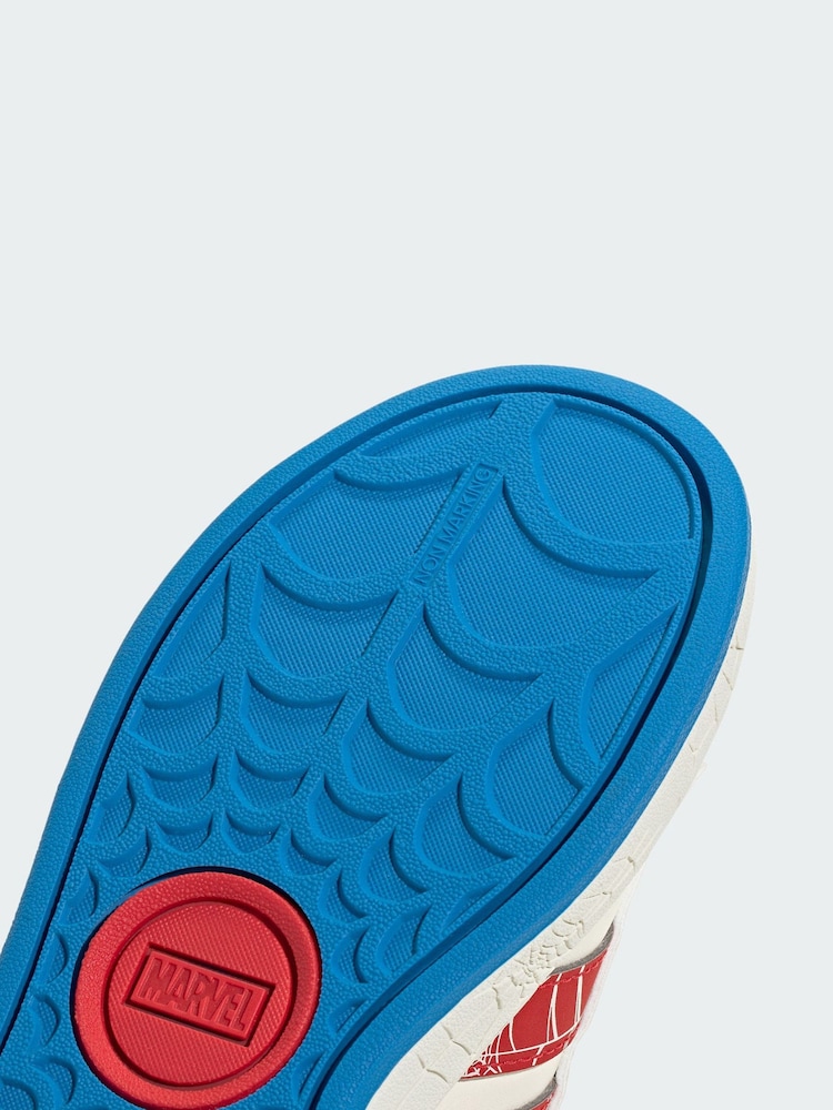 adidas White Marvel Spider-Man Grand Court Shoes - Image 4 of 4 adidas White Marvel Spider-Man Grand Court Shoes - Image 4 of 4