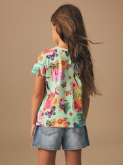 Mint Green Printed T-Shirt (3-16yrs) - Image 3 of 4