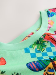 Mint Green Printed T-Shirt (3-16yrs) - Image 8 of 8