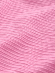 Roz - Textured Oversized Boxy T-Shirt (3-16yrs) - Imaginea 9 din 9