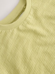 Green Textured Oversized Boxy T-Shirt (3-16yrs) - Image 8 of 8