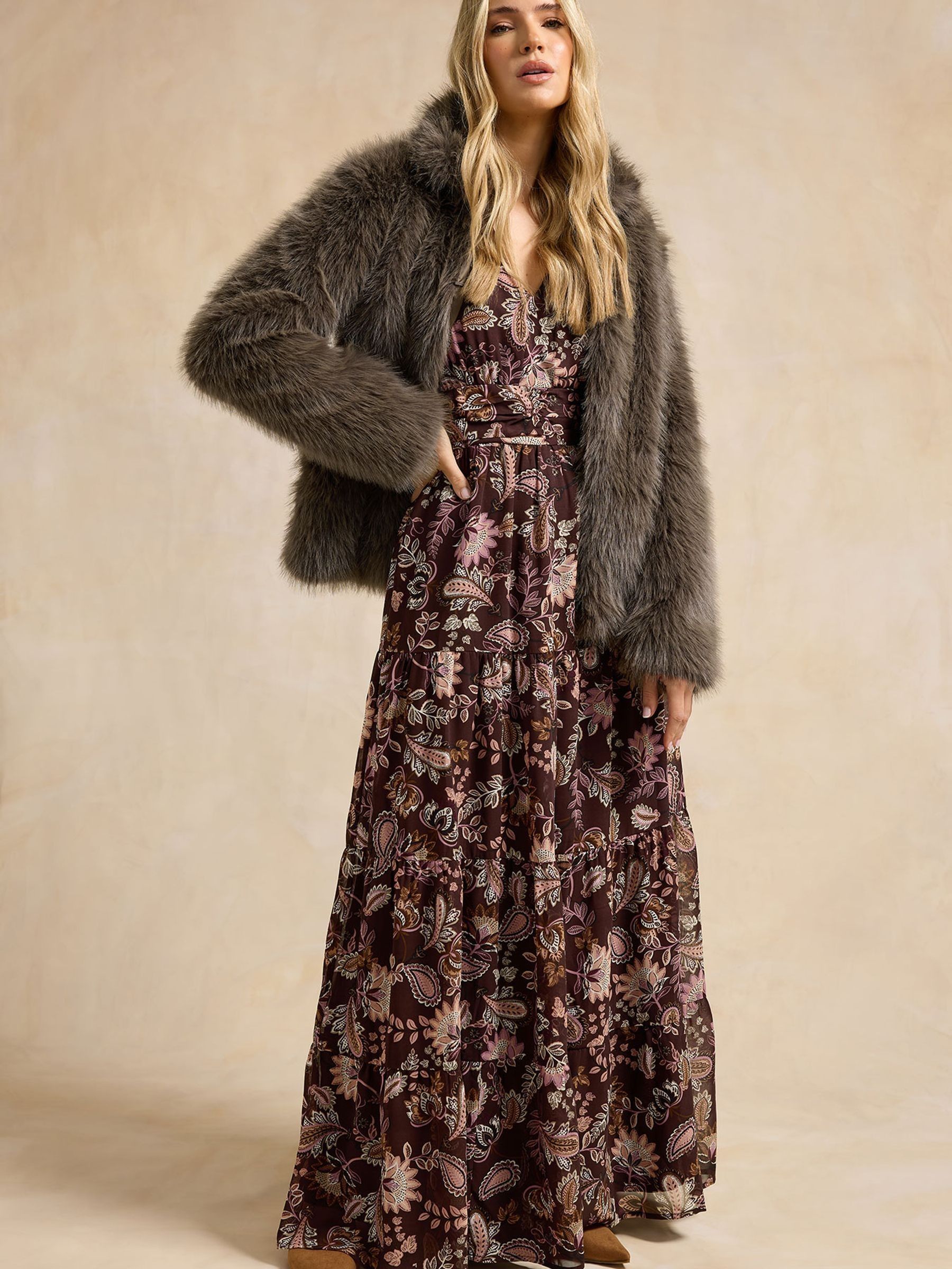 Next：日本 Long Tall Sally フェイクファー ジャケット from Next Japan