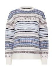 M&Co Blue Fairisle Jumper - Image 2 of 2
