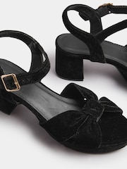 Yours Curve Black Extra Wide Fit Chunky Platform Sandals - Image 5 of 5