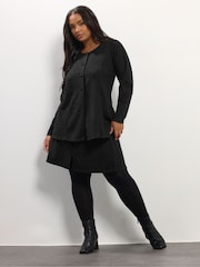 Yours Curve Boucle Button Front Cover-Up - صورة 2 من 5