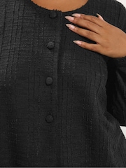 Yours Curve Boucle Button Front Cover-Up - صورة 4 من 5