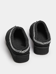 Yours Curve Black Extra-Wide Fit Fur Mules - Image 5 of 6