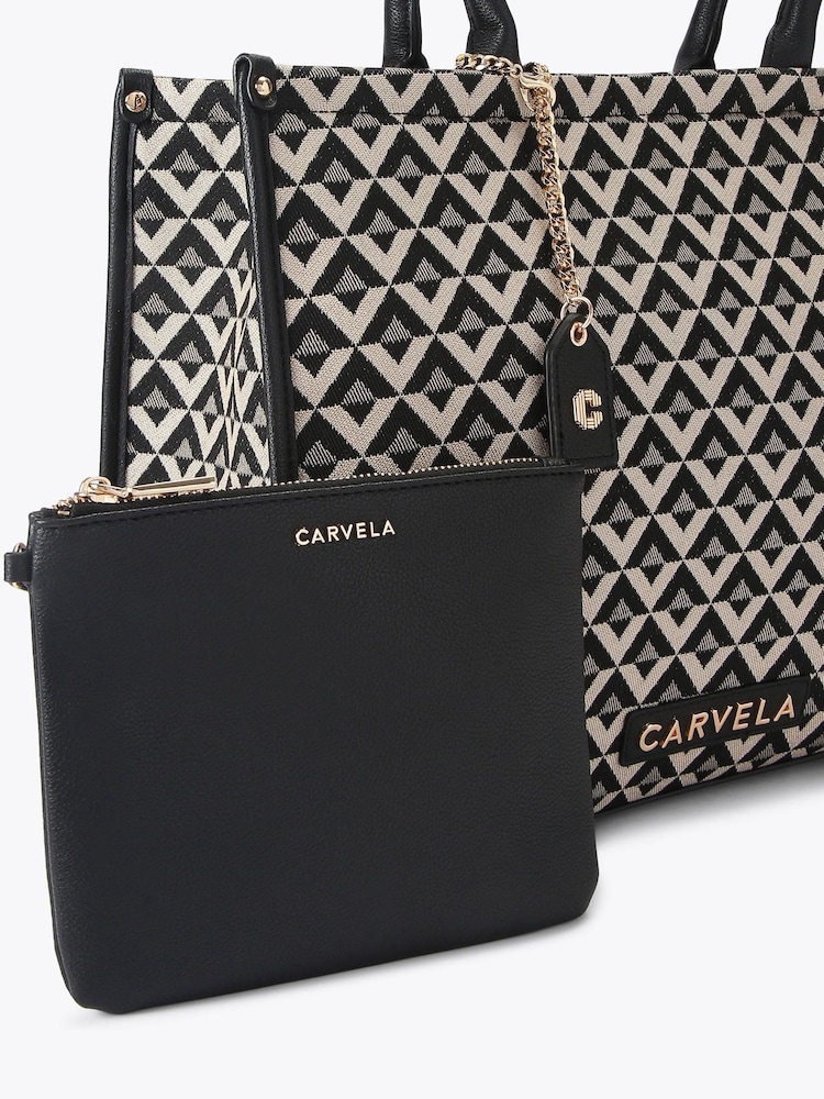 Carvela Sorrento Chuck In Black Tote Bag - Image 4 of 4