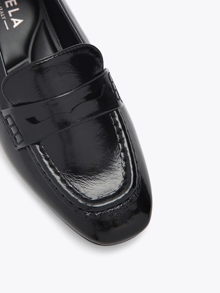 Carvela Dolce Black Loafer Shoes - Image 4 of 4