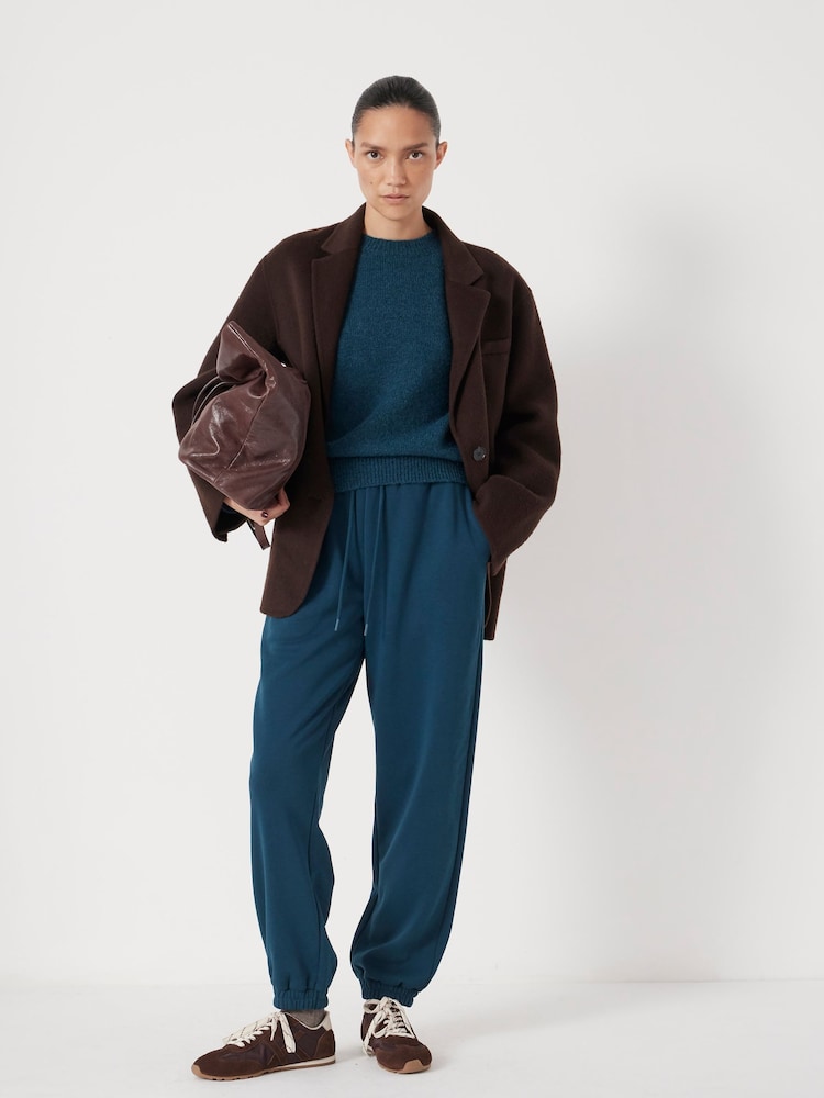 Hush Blue Alyna Pocket Detail Relaxed Joggers - Image 6 of 6