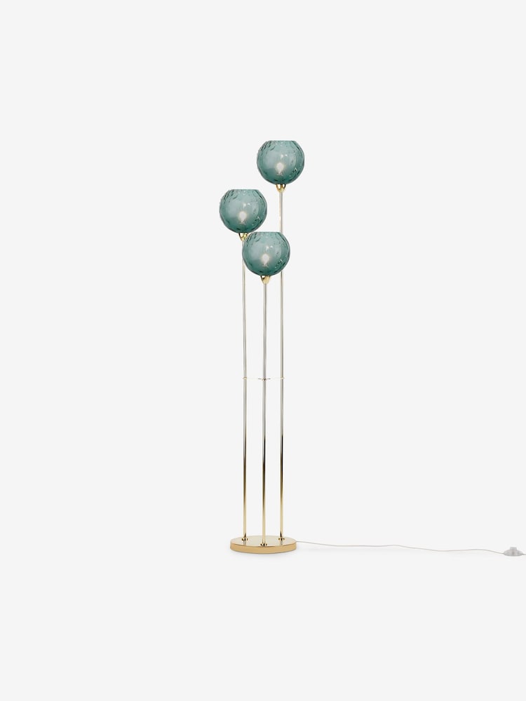 MADE.COM Blue Ilaria Floor Lamp - Image 1 of 3 MADE.COM Blue Ilaria Floor Lamp - Image 1 of 3