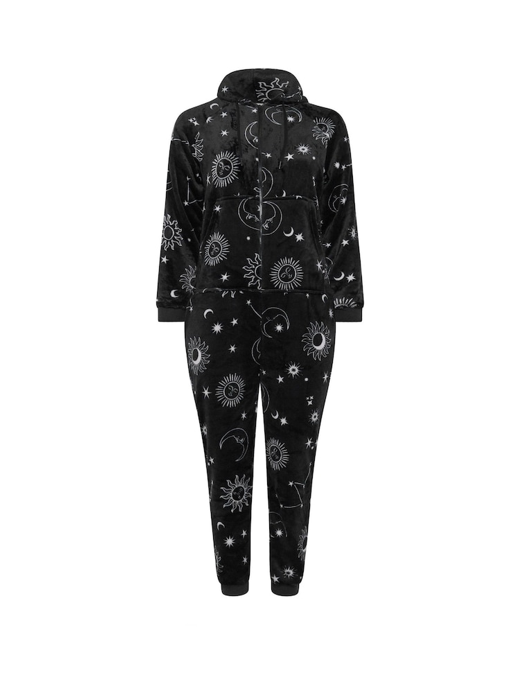 Yours Curve Black New Celestial Onesie - Image 5 of 5 Yours Curve Black New Celestial Onesie - Image 5 of 5