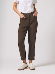 M&Co Brown Mom Jeans - Image 3 of 6