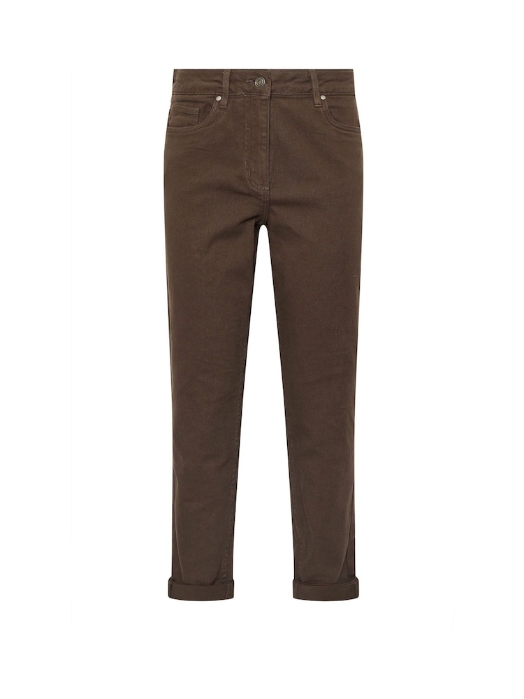 M&Co Brown Mom Jeans - Image 6 of 6