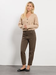 M&Co Brown Petite Mom Jeans - Image 2 of 5