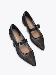 KG Kurt Geiger Black Flat Pumps - Image 2 of 4