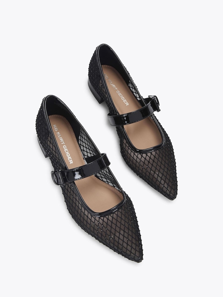 KG Kurt Geiger Black Flat Pumps - Image 2 of 4